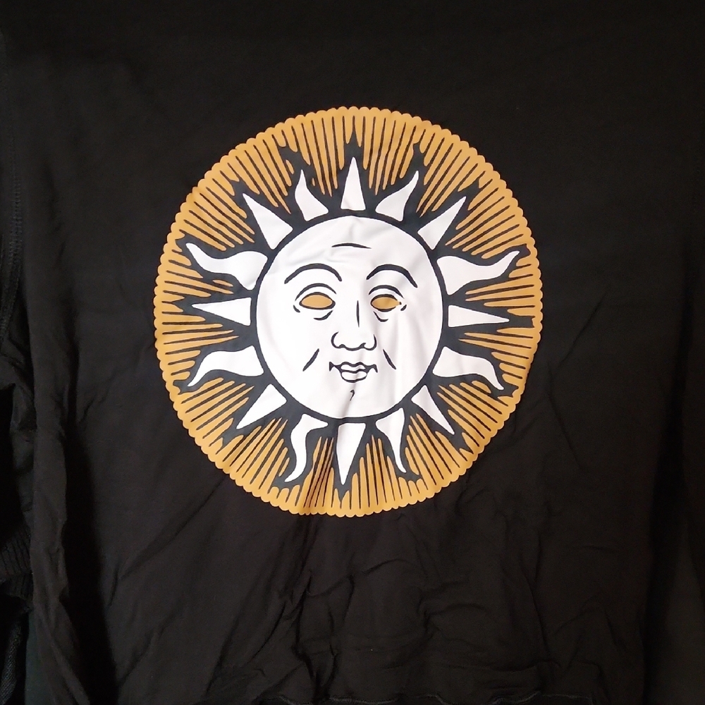 black sun Graphic Women's Top - Picture 2 of 4